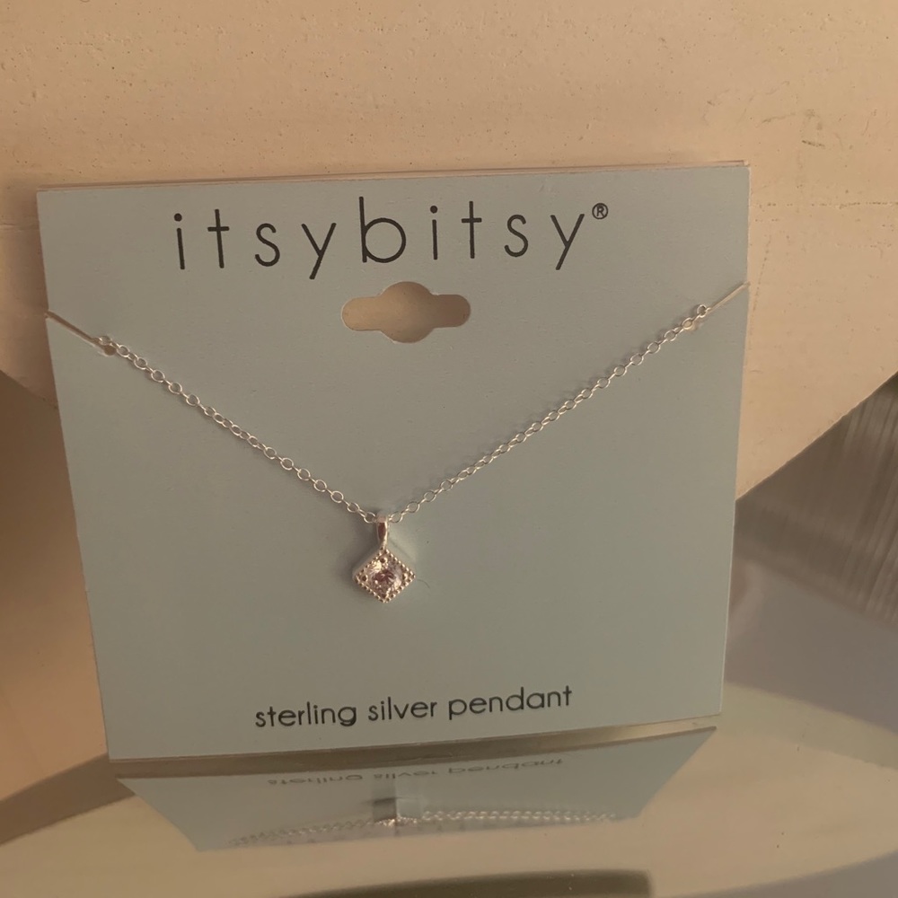 Sterling silver pendant necklace
